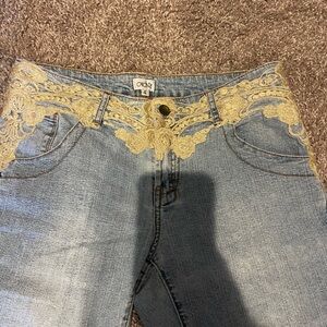 Rare Vintage Y2K Cache blue denim jeans